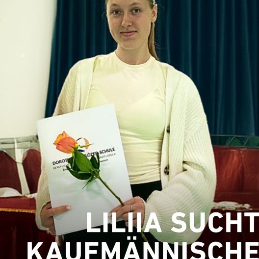 Liliia Chernenkova sucht eine kaufmännische Ausbildungsstelle.

Die aus der Ukraine... - 05.08.24